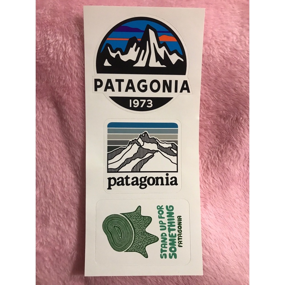 3 Patagonia Stickers